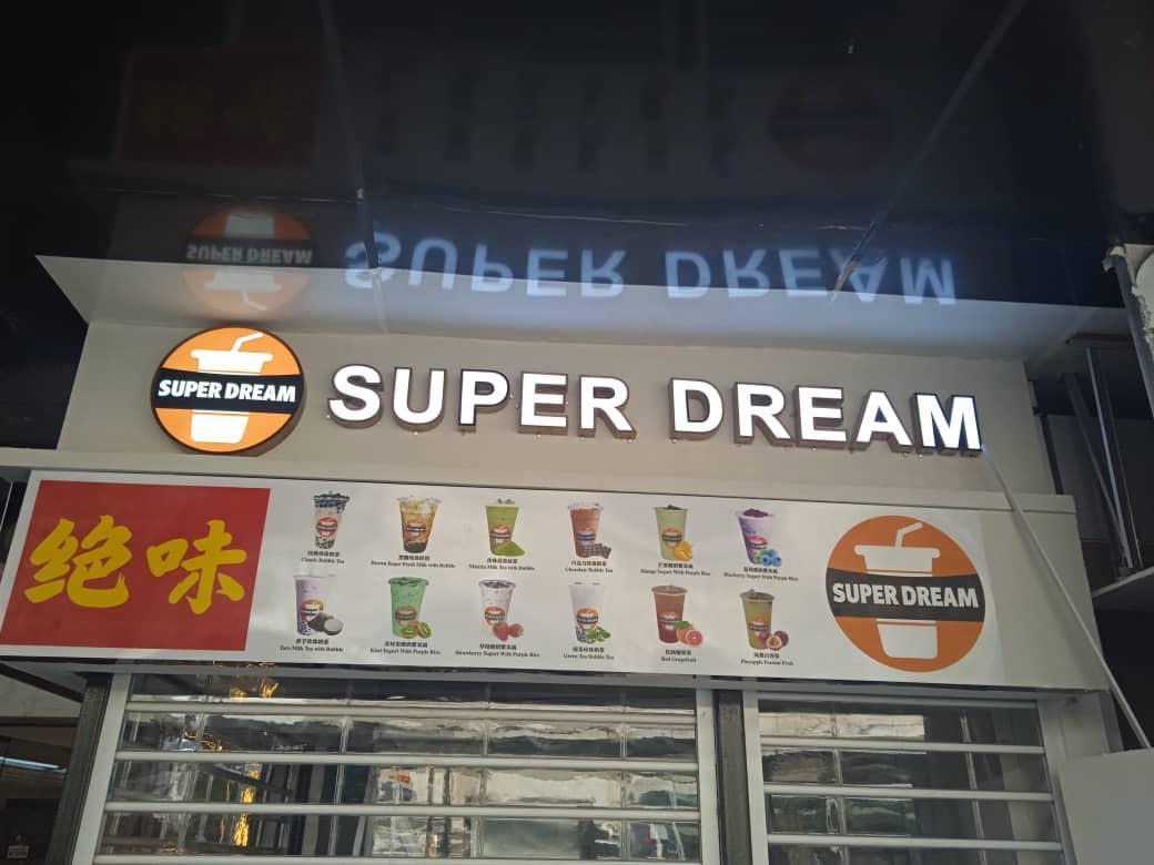 Stainless steel frontlit signage installation in Bugis Singapore