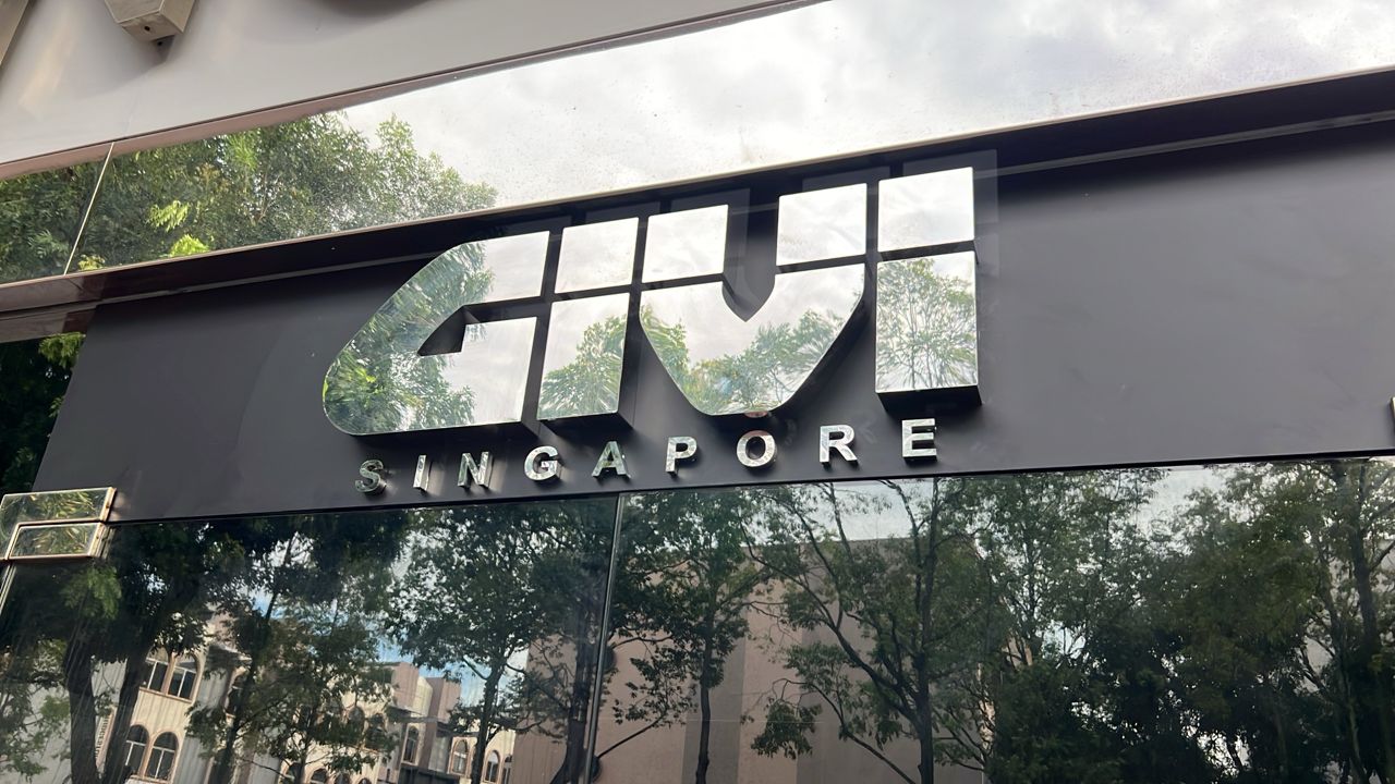 3D stainless steel signboard installed at Ubi Avenue Singapore