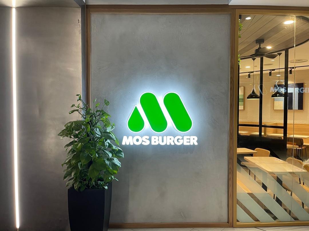 MOS Burger Acrylic Whole-lit Feature Wall