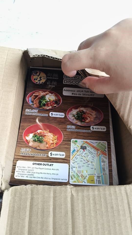 Leaflet signage product in Singapore