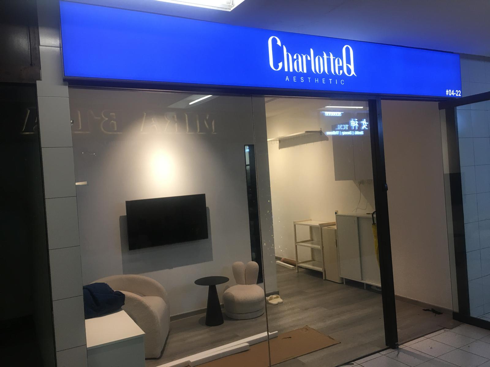 Charlotte Aesthetic Shopping Mall Lightbox
