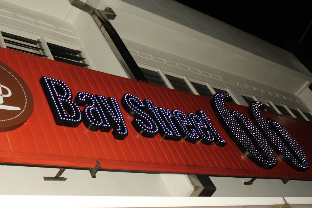 Punch Hole Signboard signage product in Singapore
