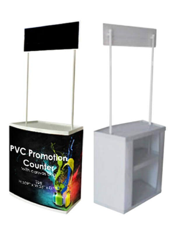 PVC Table Booth signage product in Singapore