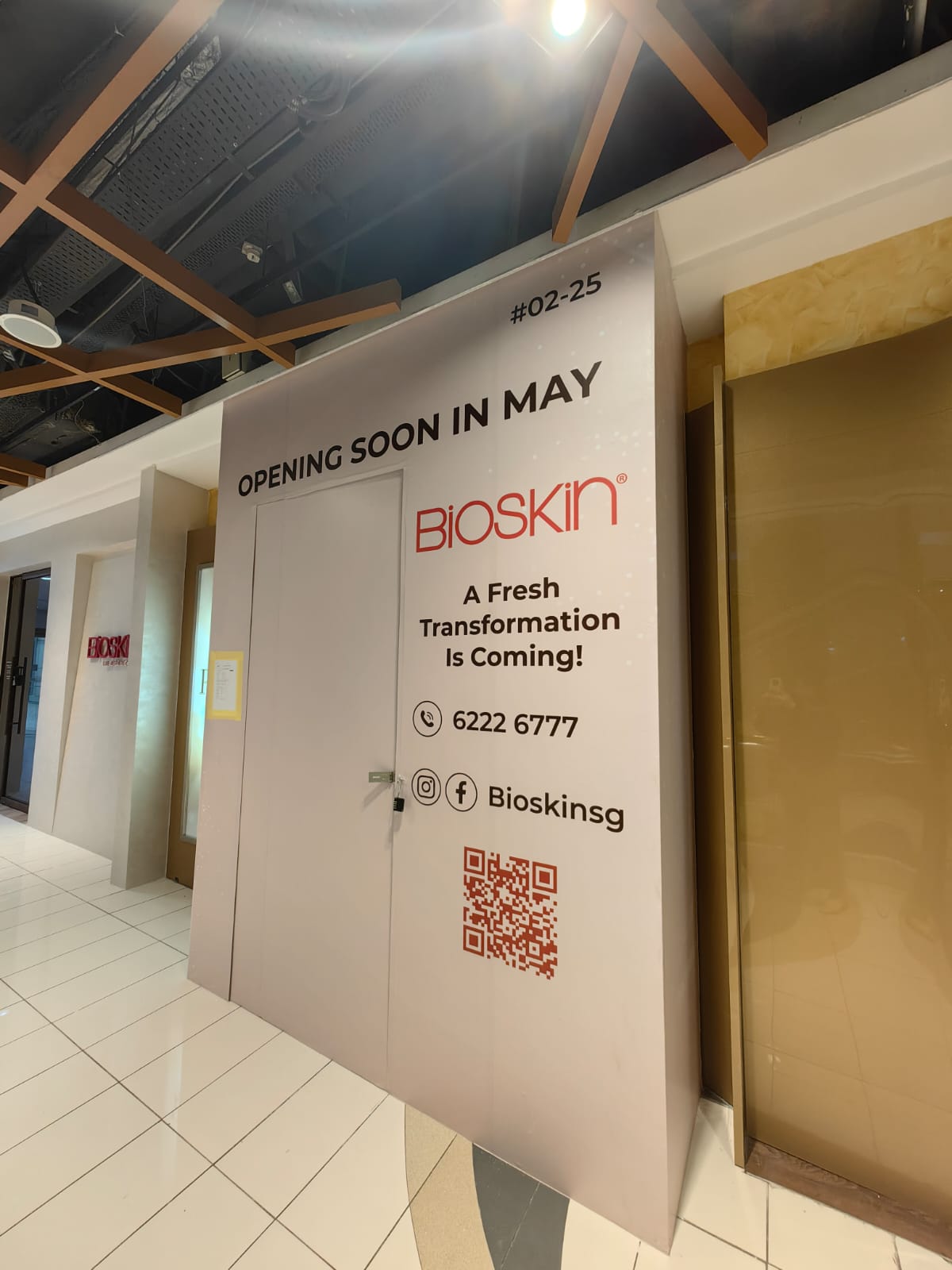 Bioskin Jurong Gateway Hoarding Sticker