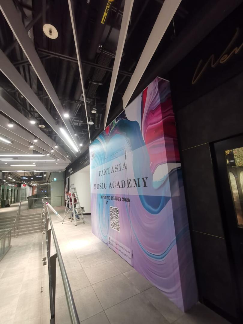 Fantasia Music Academy Hoarding Sticker