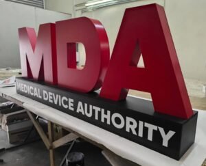 3D Front-Lit Signboard Manufacturer in Singapore(SG)