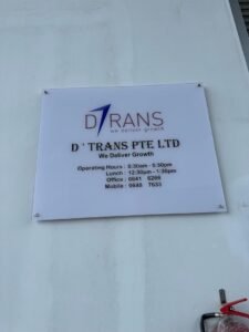 Supply Manufacturing Acrylic in Singapore (SG)